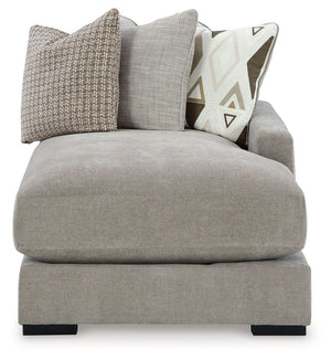 Aslan Court - Pebble - Raf Corner Chaise