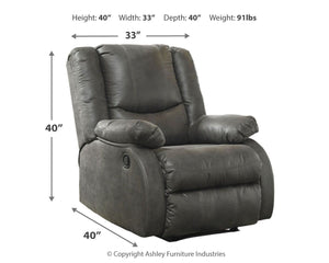 Bladewood - Slate - Zero Wall Recliner