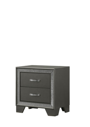 Kaia - Queen 5 Piece Bedroom Set - Dark Gray