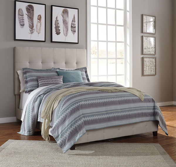  Queen Upholstered Bed
