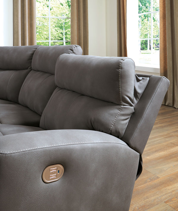  adaptable and durable. Your living room is the central hub of your homeâ€”why settle for anything less? With this power reclining sectional sofa