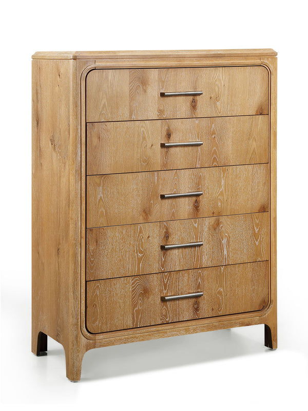 Elevate your bedroom with this stylish and inviting furniture group, designed to blend modern simplicity with rustic charm. The centerpiece features a beautifully upholstered headboard framed in a rich, natural wood finish, adding texture and warmth to yo