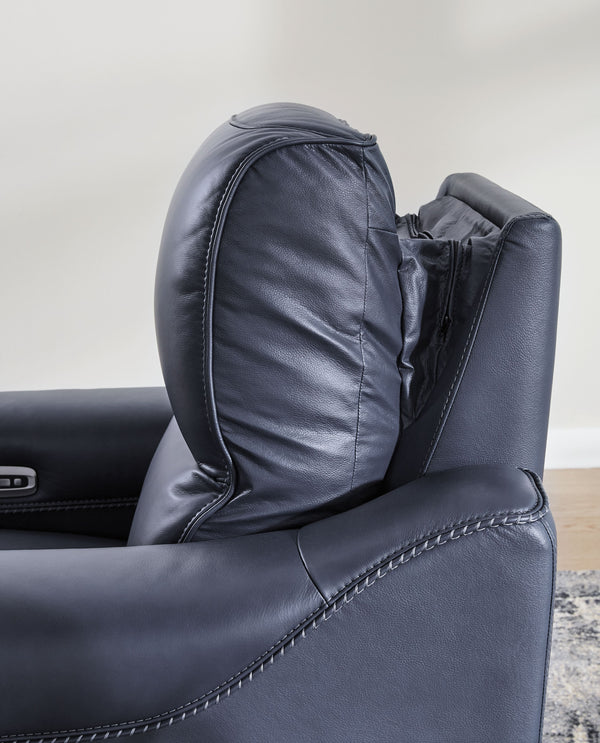 Mercomatic - Ocean - Power Reclining Loveseat With Adj Headrest
