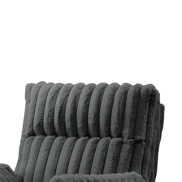 Embrace - Swivel Accent Chair - Charcoal