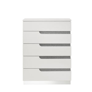  contemporary look while providing scratch and water resistance. Constructed from a combination of solid 