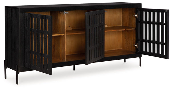  console or media cabinet. Contemporary and casual