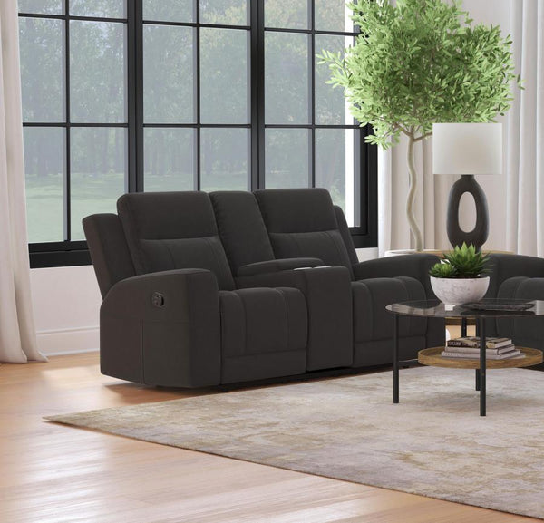  this loveseat is sure to become your favorite on movie nights and game days. It features sl