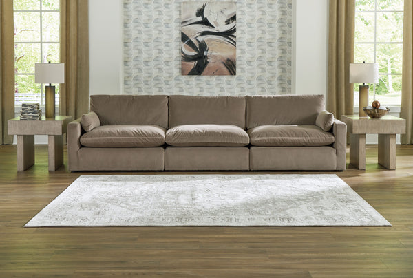 Sophie - Cocoa - 3-Piece Sectional Sofa
