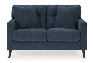 Bixler - Navy - Loveseat
