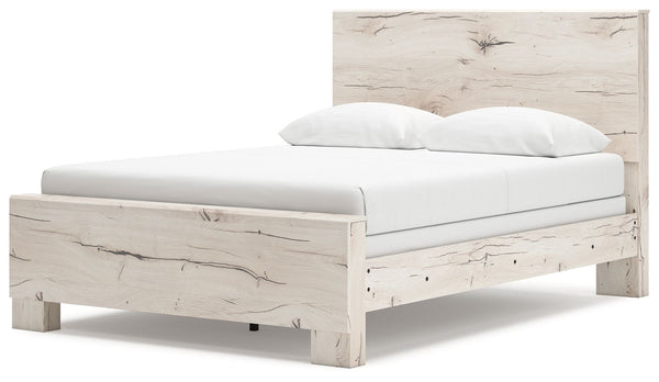 Lawroy - Light Natural - Queen Panel Bed