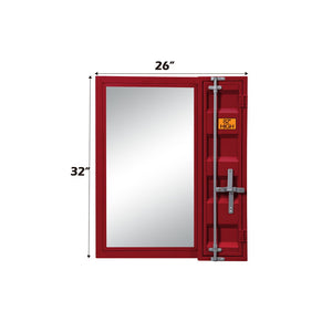  Full-Length Container Lock Shape: Rectangular Orientation: Vertical (Portrait) Metal Frame: Recessed Panels (Cargo Container Panels)