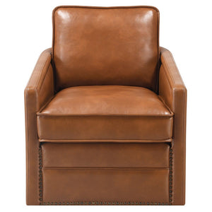 Rocha - Swivel Chair With Glider - Brown