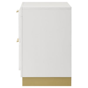 Caraway - 2-Drawer Nightstand - White