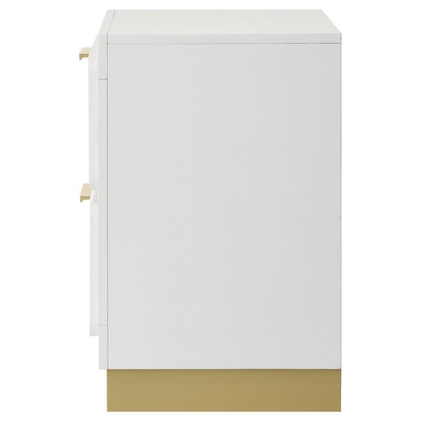 Caraway - 2-Drawer Nightstand - White