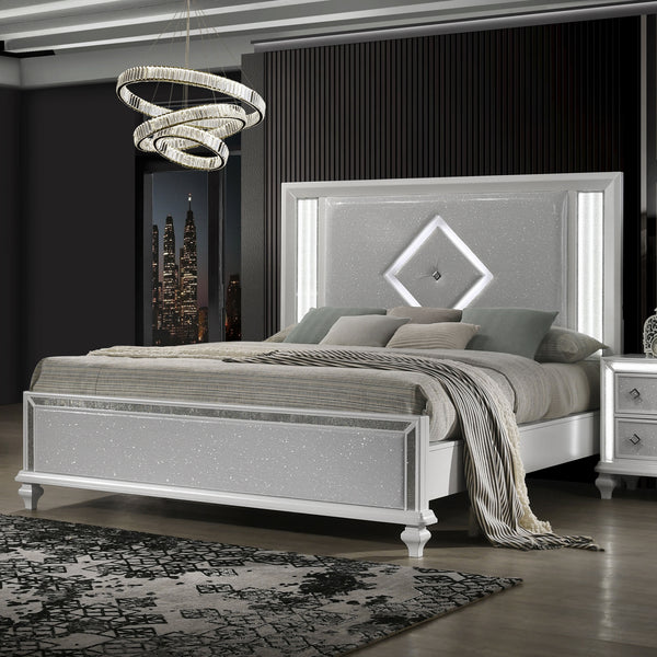 Stardust - 6/6 Eastern King Bed - White