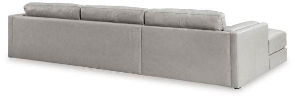 Amiata - Glacier - 2-Piece Sectional With Laf Corner Chaise