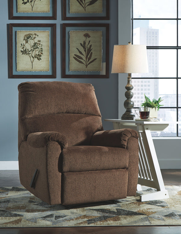 Nerviano - Chocolate - Zero Wall Recliner
