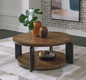  an effortless blend of casual and refined aesthetics. Its two-tone finish combines satin black with a rich brown wood tone for a modern