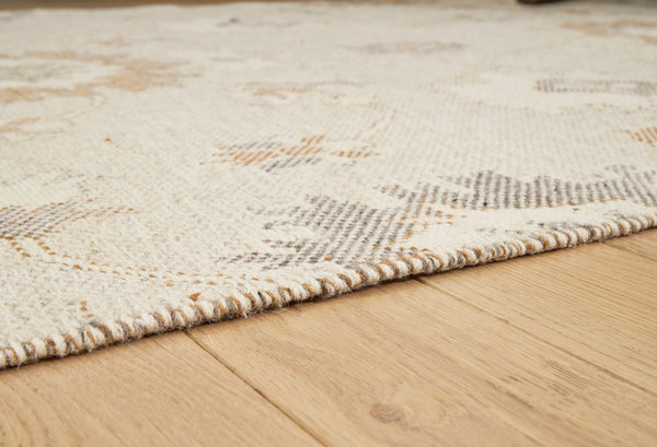 Calkin - Linen / Gray / Caramel - Medium Rug
