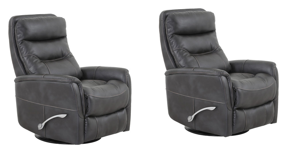 Destined to become your favorite seat in the house, this multifunctional Manual Swivel Glider Recliner is easy to open and close and combines the best of everything. You-'ll be able to swivel to see any angle, glide in a soothing motion, and recline for u