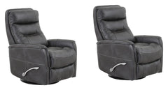 Destined to become your favorite seat in the house, this multifunctional Manual Swivel Glider Recliner is easy to open and close and combines the best of everything. You-'ll be able to swivel to see any angle, glide in a soothing motion, and recline for u