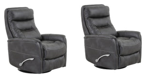 Destined to become your favorite seat in the house, this multifunctional Manual Swivel Glider Recliner is easy to open and close and combines the best of everything. You-'ll be able to swivel to see any angle, glide in a soothing motion, and recline for u