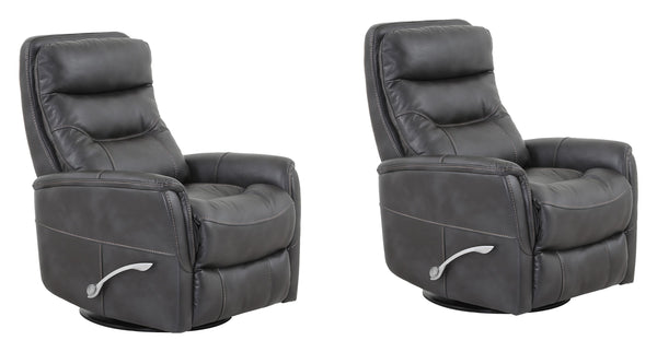 Destined to become your favorite seat in the house, this multifunctional Manual Swivel Glider Recliner is easy to open and close and combines the best of everything. You-'ll be able to swivel to see any angle, glide in a soothing motion, and recline for u