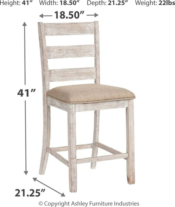 Skempton - White - 3 Pc. - Counter Table
