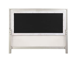 Sliverfluff - Queen Bed - PU & Champagne Finish