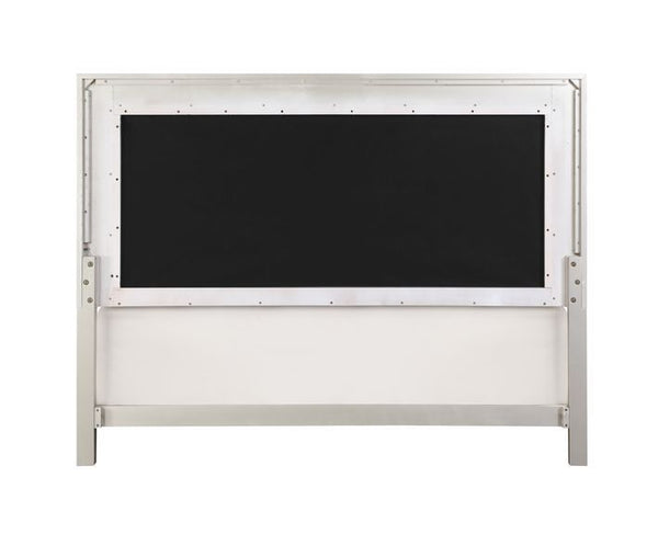Sliverfluff - Queen Bed - PU & Champagne Finish