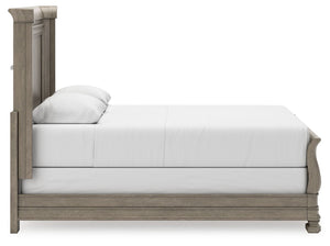 Lexorne - Gray - Queen Sleigh Bed