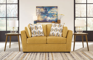  trendy eye for design. This loveseat is here to help. Bold