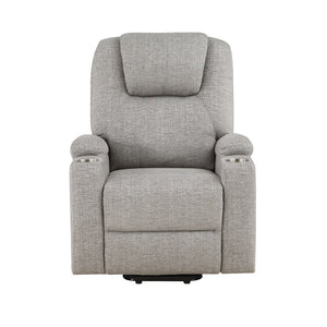 Evander - Power Lift Recliner - Light Gray
