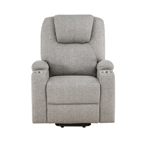 Evander - Power Lift Recliner - Light Gray
