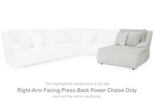 Top Tier - Alloy - Raf Press Back Power Chaise