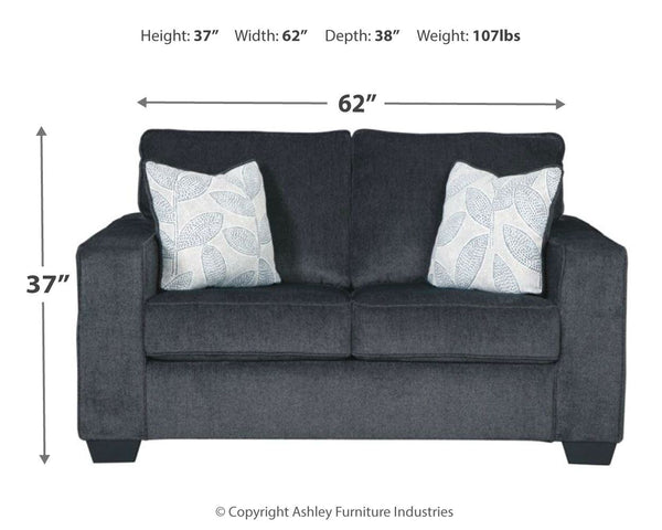 Altari - Slate - Loveseat