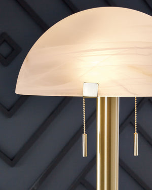 Tobbinsen - Brass Finish - Metal Floor Lamp