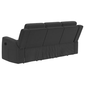 Brentwood - Upholstered Motion Reclining Sofa - Dark Charcoal