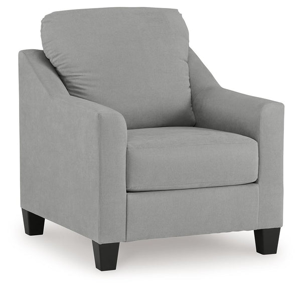 Simply chic comfort. This chairâ€™s versatile character is instantly at home where you are, whether your space is casual or contemporary. With the look of suede velvet, you get the ultra-clean, tailored look you love. Howâ€™s that for refined relaxation?<