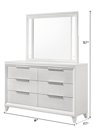 Cressida - Queen 4 Piece Bedroom Set - White