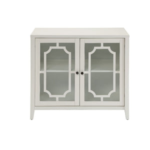  allowing any thing stored to be viewed inside. This collection is a classic romantic white designed cabinet.<br/><br/><b>Product Features</b><ul><li>Rectangular Tabl