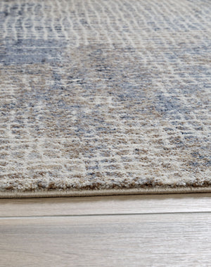  its assorted neutrals in an abstract grid design keep it versatile. The effect? Seamlessly pulling together your space into one cohesive contemporary sanc