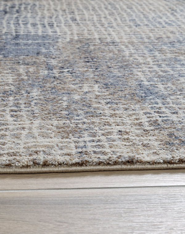  its assorted neutrals in an abstract grid design keep it versatile. The effect? Seamlessly pulling together your space into one cohesive contemporary sanc