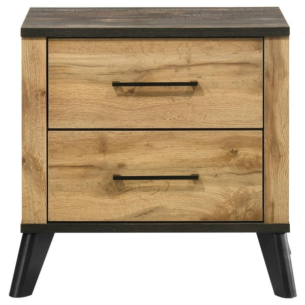  accented by matte black finished metal pull handles