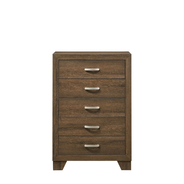 5 Drw Case-Leg Wooden Frame Wooden Block Leg Shape: Rectangular<br/><br/><b>Product Features</b><ul><li>Case: 1Pc/1Ctn</li><li>Finish: Oak</li><li>Style: Transitional</li><li>Materials: Wood, Veneer, Composite Wood</li></ul><br/>