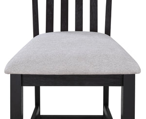 Delfin - 5 Piece Dining Room Set - Gray / Black