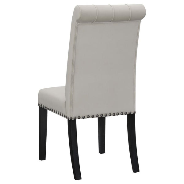 Alana - Velvet Upholstered Dining Side Chair (Set of 2) - Sand