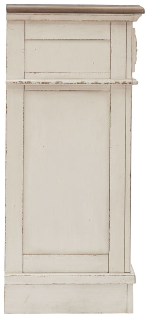 Realyn - White / Brown / Beige - Dresser - 7-drawer