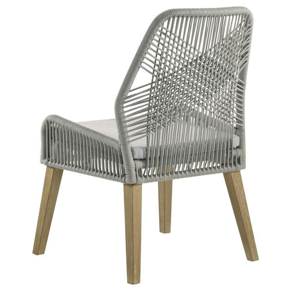 Nakia - Woven Rope Dining Side Chairs (Set of 2) - Gray