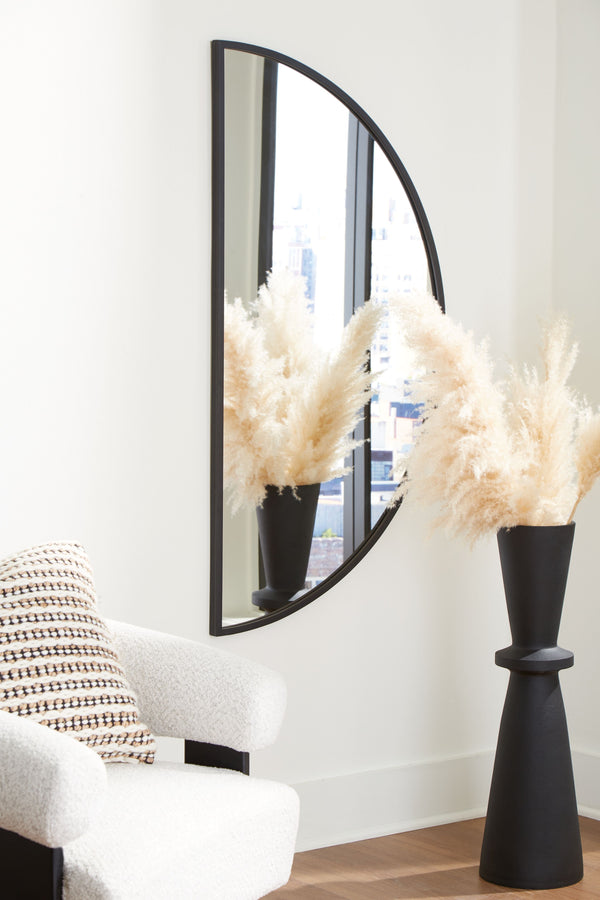 elegant design that fits perfectly in entryways or above dressers. Its modern aesthetic adds style and a sense of openness wherever it-'s displayed.<br><br><b>Additional Dimensions</b><br><ul><li>Inner mirror: 0-"<